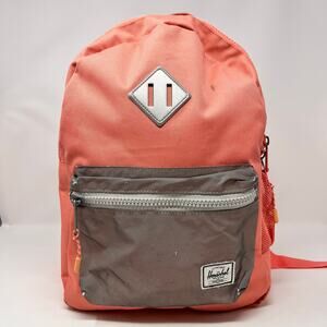 Herschel Supply Co Heritage Youth Backpack Peach Reflective Travel School Work